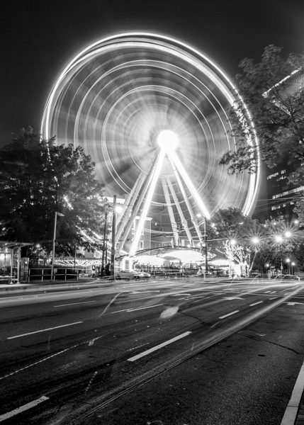 skyview atlanta ferris wheel  vertical 3128 Skyvi Print