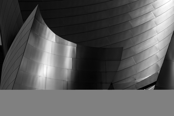 stainless steel walt disney concert hall  horizon Print