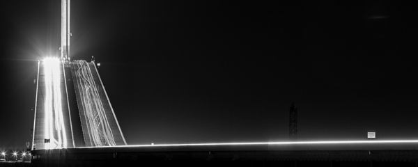 sunshine skyway bridge traffic  panoramic 3009 Ce Print