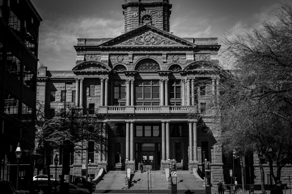 tarrant county courthouse  horizontal 2130 Weathe Print