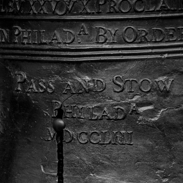 the liberty bell  square 2253 Stow 13k Print