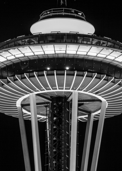 top space needle  vertical 2701 Saucer 13k Print