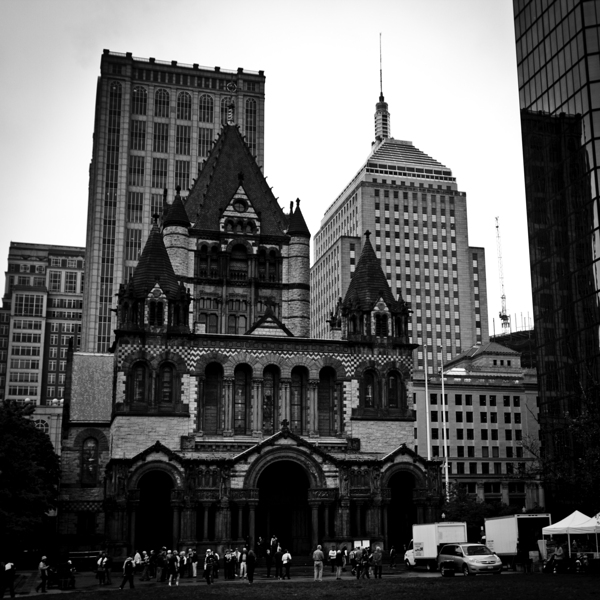trinity church copley square  square 1387 Trinity Print