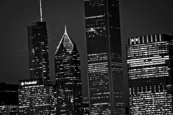 two prudential plaza  horizontal 1215 Two 13k Print