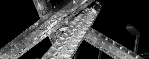 vancouver olympic cauldron at night  panoramic 26 Print