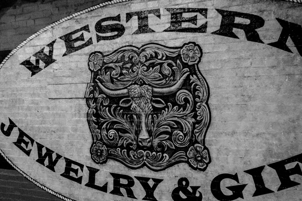 western jewelry mural  horizontal 2131 Western 13 Print
