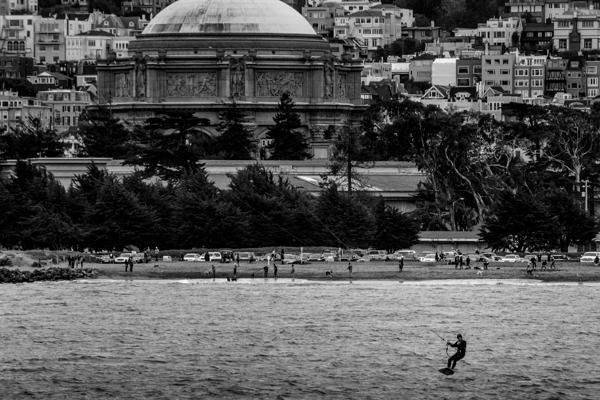 windsurfing san francisco bay  horizontal 4522 Wi Print