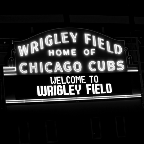 wrigley field home of chicago cubs  square 64 Hom Print