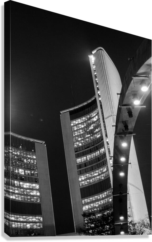 toronto city hall  vertical 420 Osgoode 13k Canvas Print