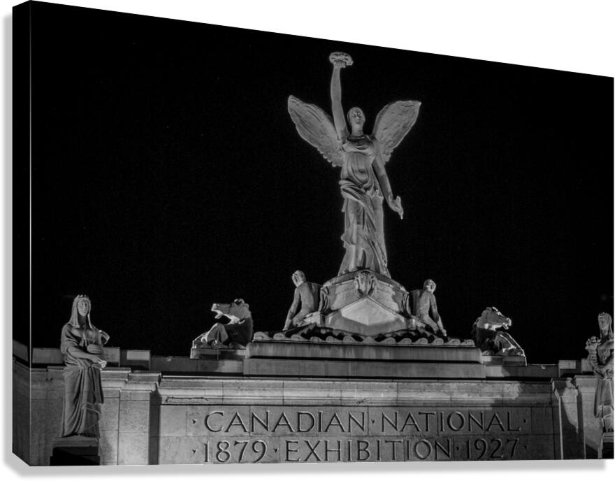 canadian national exhibition at night  horizontal Canvas Print