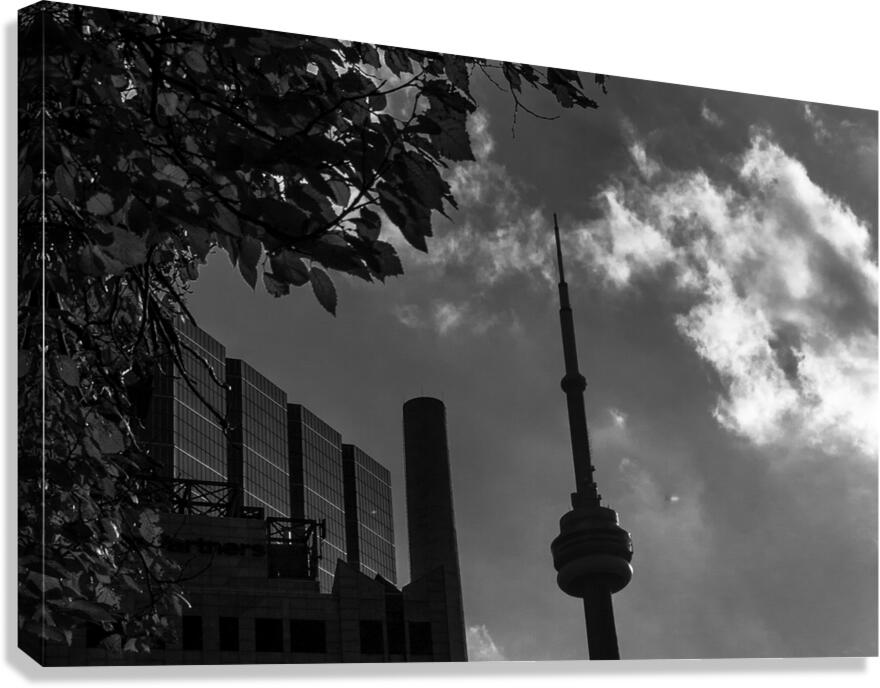 cn tower university avenue  horizontal 426 Univer Canvas Print