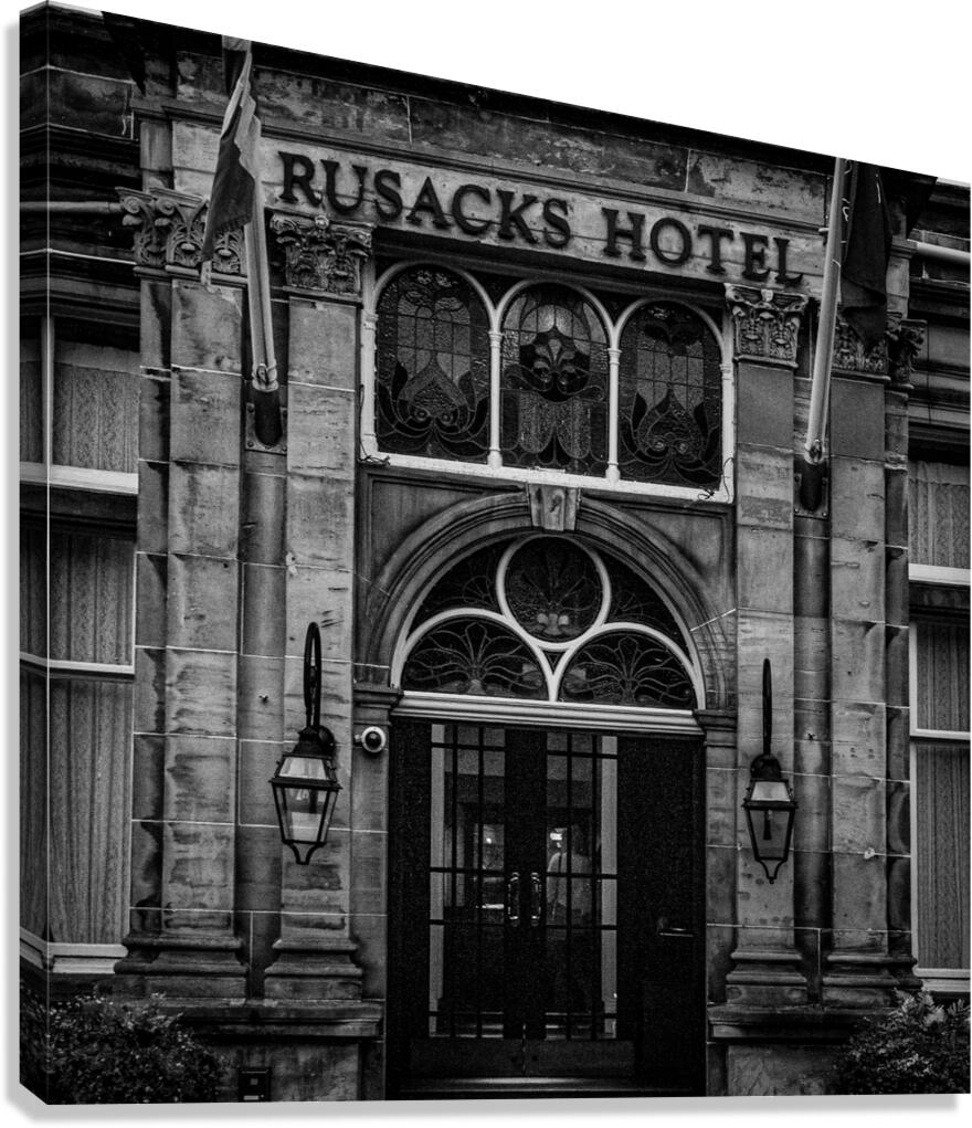 rusacks hotel st andrews scotland  square 4654 Ru Canvas Print