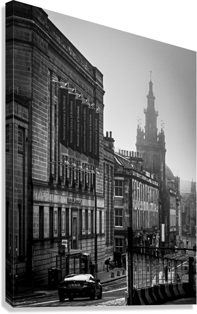 national library of scotland  vertical 4680 Libra Canvas Print