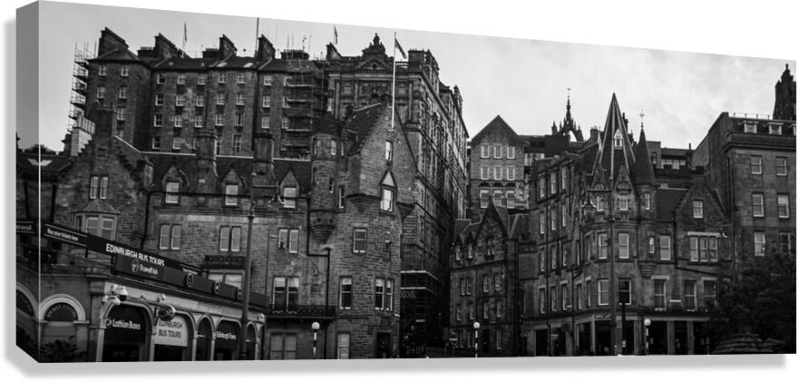 edinburgh waverly station  panoramic 4698 Waverly Canvas Print