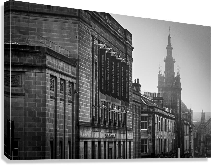 national library of scotland  horizontal 4680 Lib Canvas Print