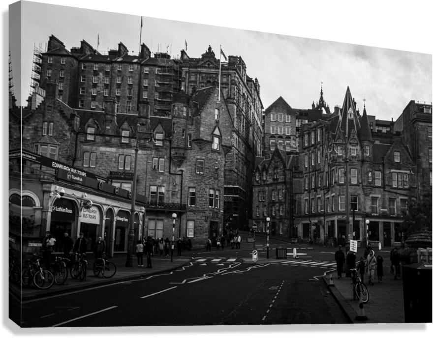 edinburgh waverly station  horizontal 4698 Waverl Canvas Print