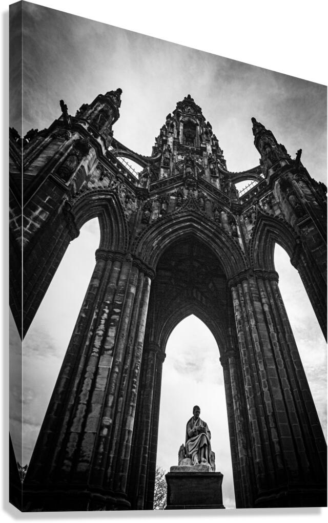 scott monument  vertical 4684 Monument 13k Canvas Print