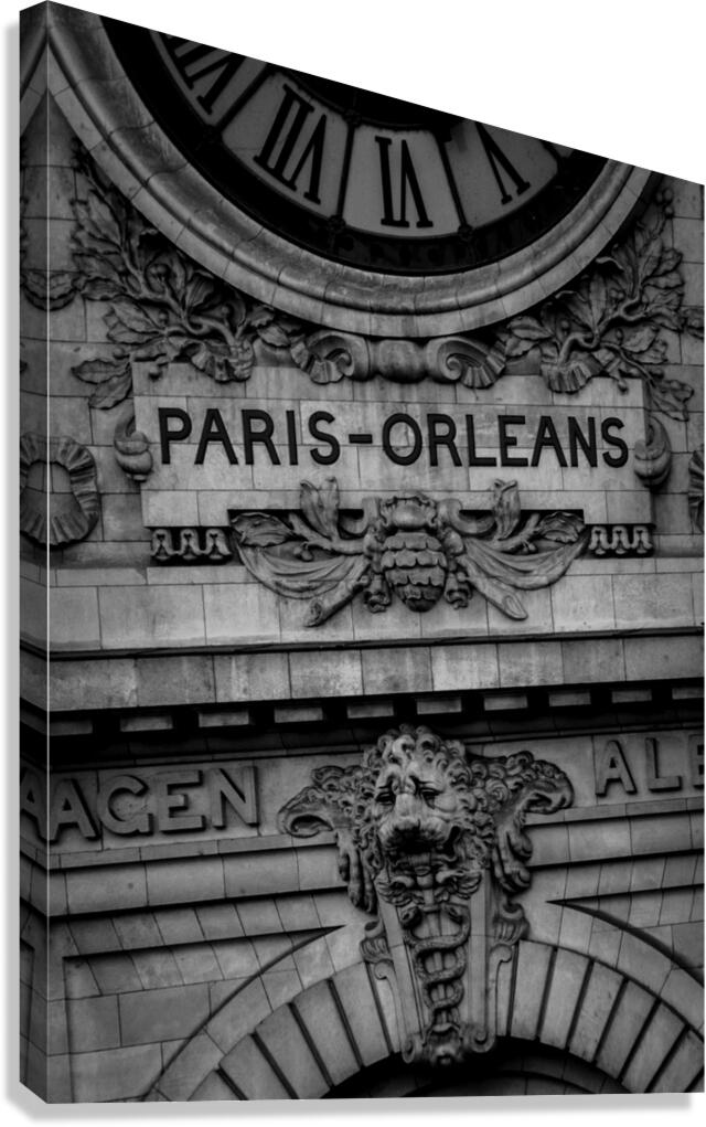 chemen de fer de paris a orleans  vertical 3472 P Canvas Print