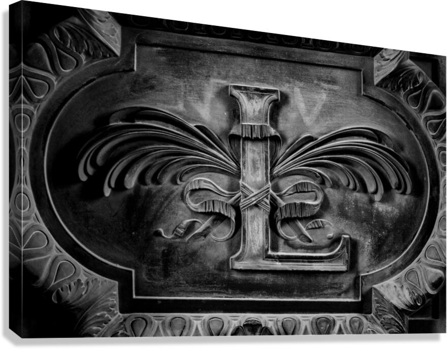 door at the louvre  horizontal 2482 Porte 13k Canvas Print