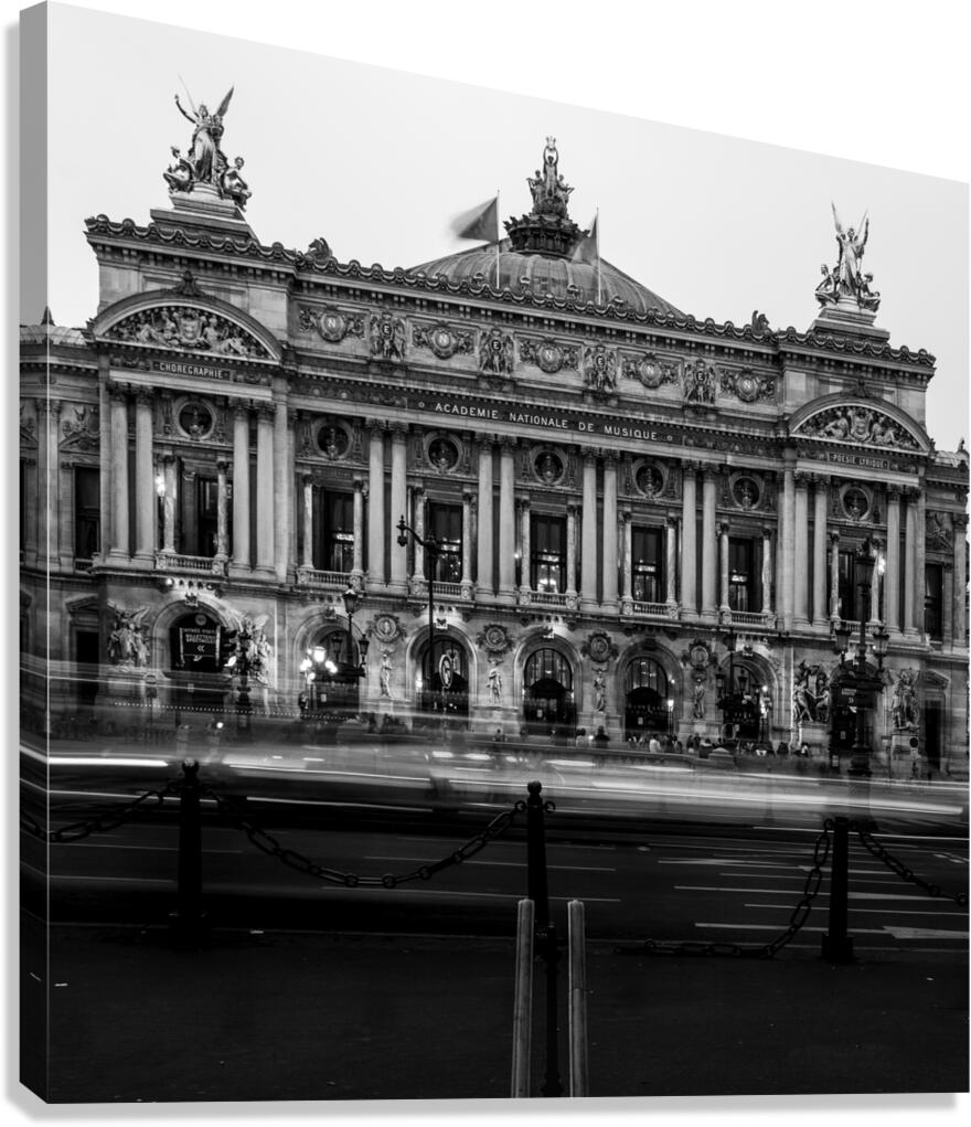 palais garnier opera house  square 3447 Academie Canvas Print