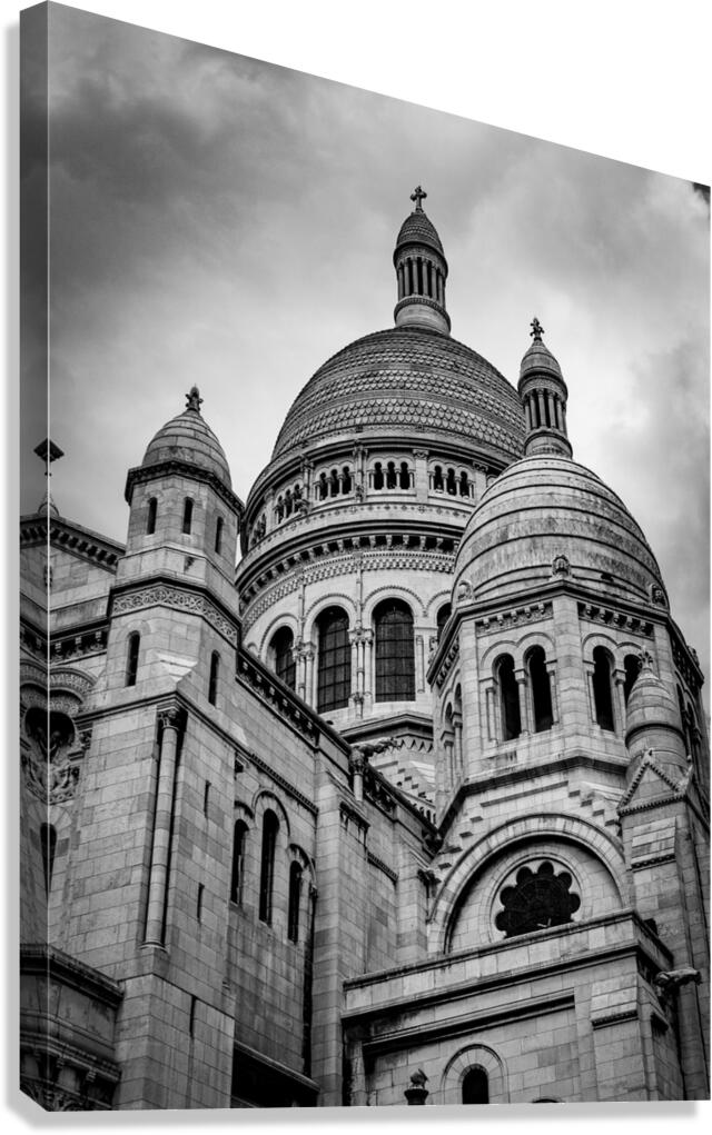sacre coeur on montmartre  vertical 2472 Christus Canvas Print