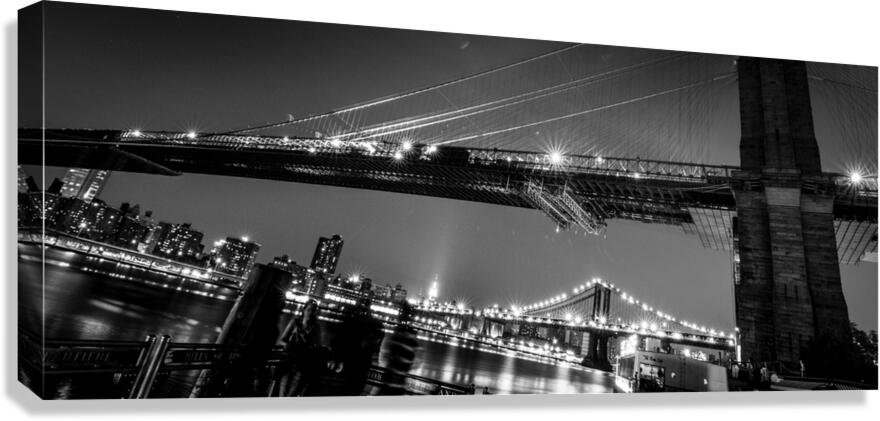brooklyn bridge manhattan bridge empire state bui 1707995431.8055 Canvas Print