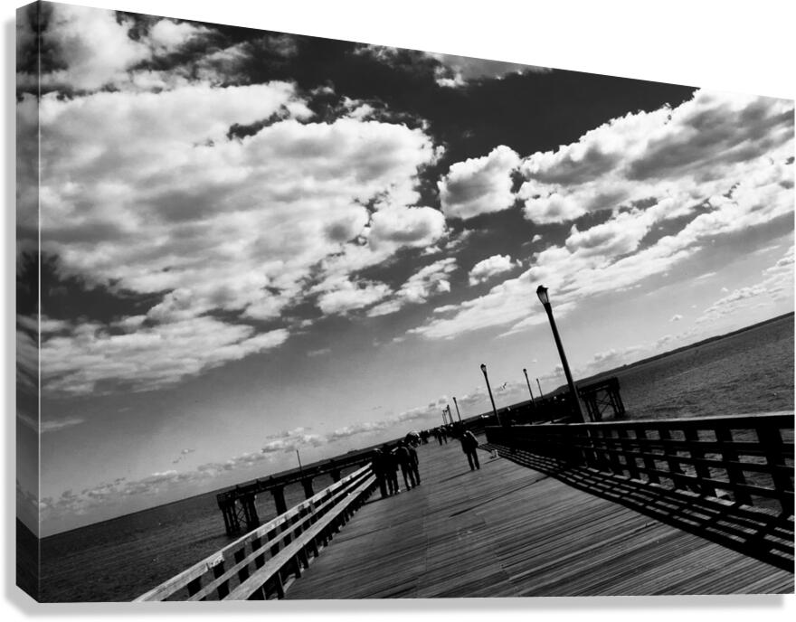 coney island pier  horizontal 354 Coney 13k Canvas Print