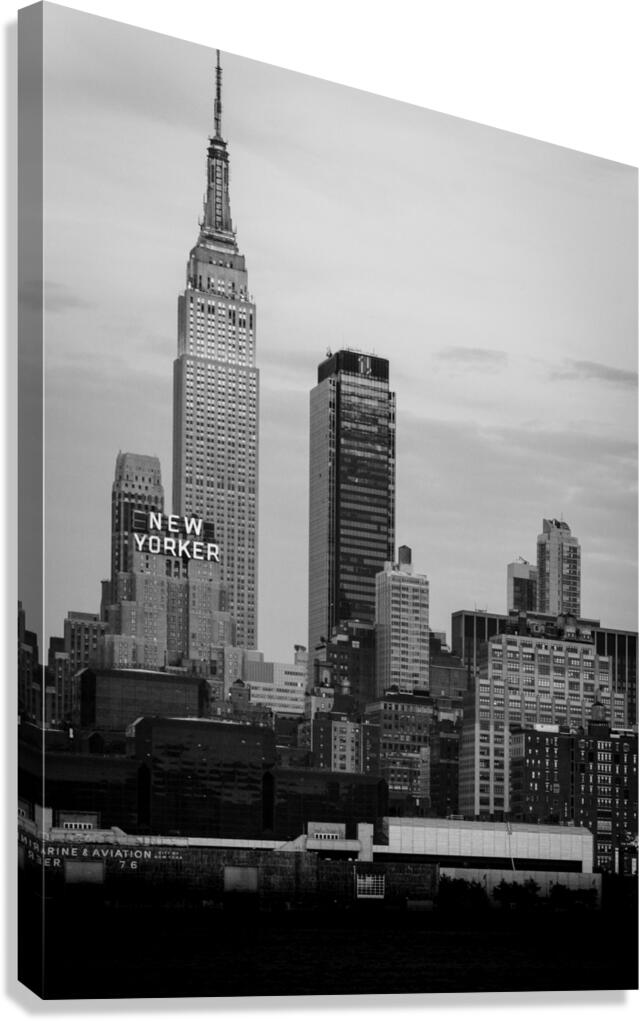 empire state building midtown skyline  vertical 1 Canvas Print