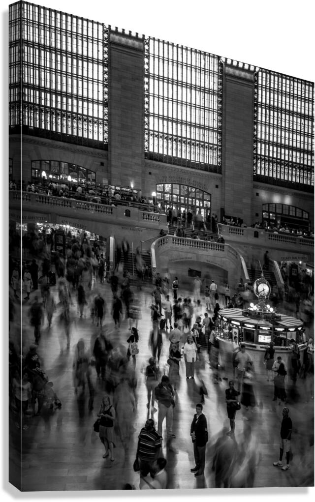 inside grand central station  vertical 1486 Poser Canvas Print