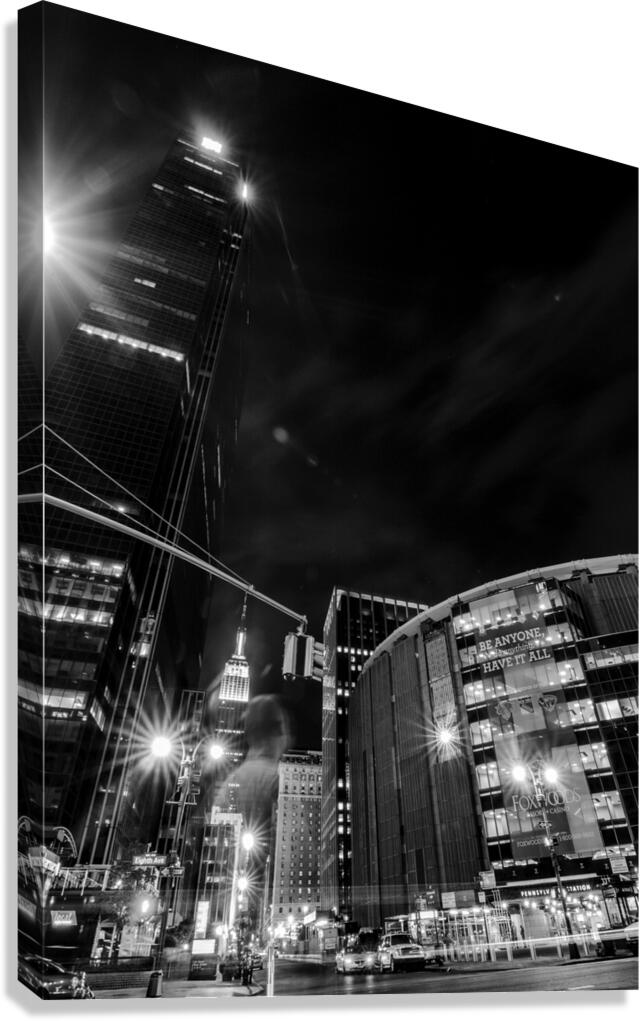 madison square garden penn station  vertical 1482 Canvas Print