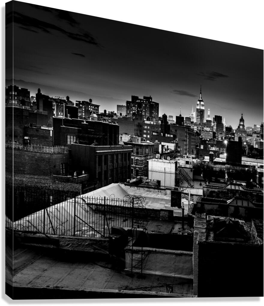 midtown nolita rooftops  square 1473 Nolita 13k.j Canvas Print