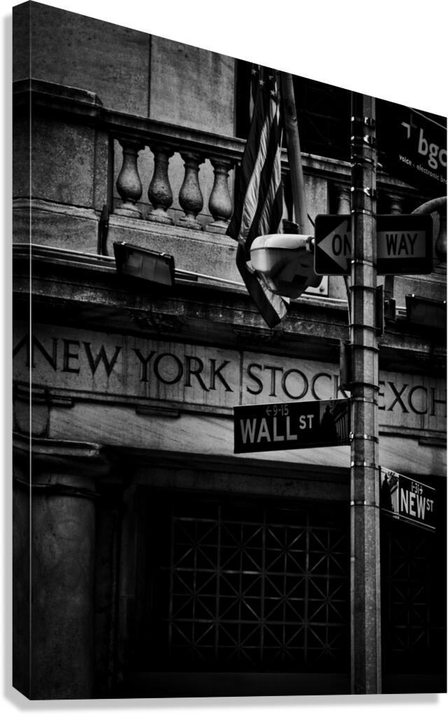 new york stock exchange  vertical 1475 Nyse 13k.j Canvas Print