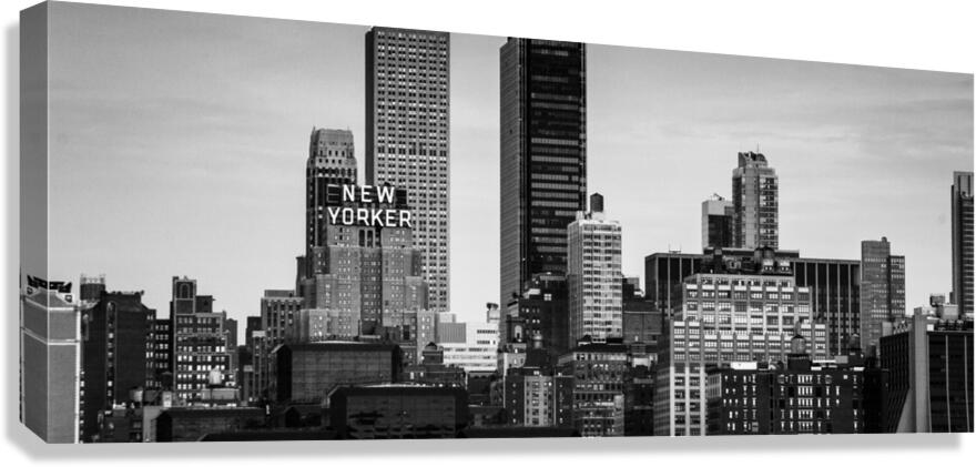 new yorker empire state building  panoramic 1472 Canvas Print