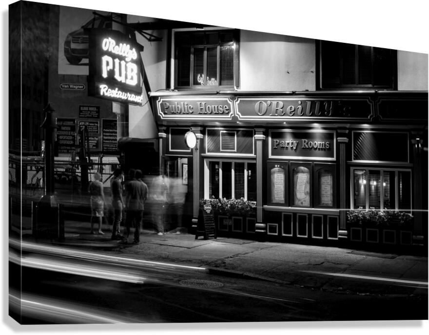 oreillys pub restaurant 31st street  horizontal 3 Canvas Print