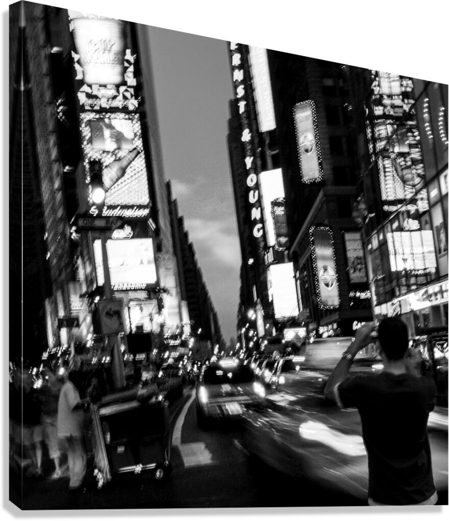 times square tourists  square 377 Photographer 13 Canvas Print