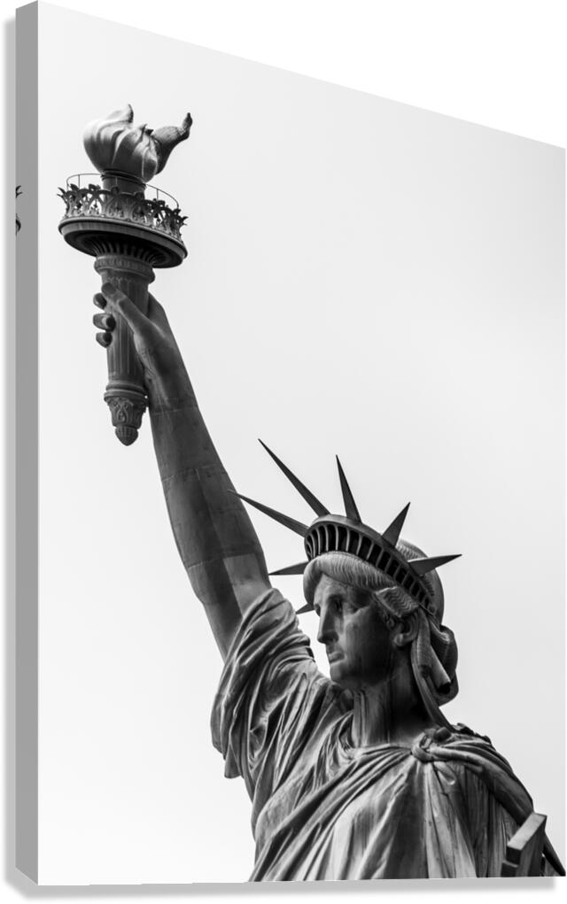 statue of liberty torch of liberty  vertical 1401 Canvas Print