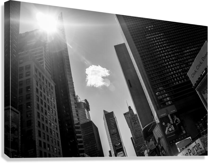 times square morning  horizontal 353 Cloud 13k.jp Canvas Print