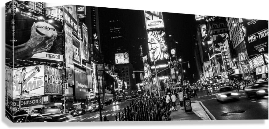 times square at night  panoramic 386 Times 13k.jp Canvas Print