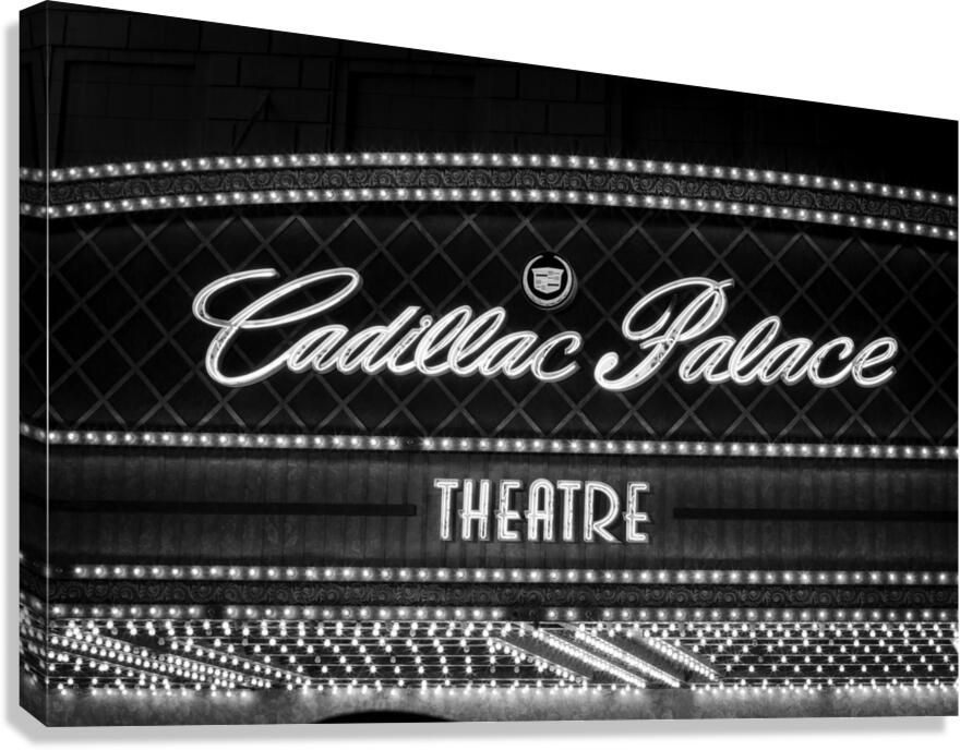 cadillac palace theatre  horizontal 1185 Cadillac Canvas Print