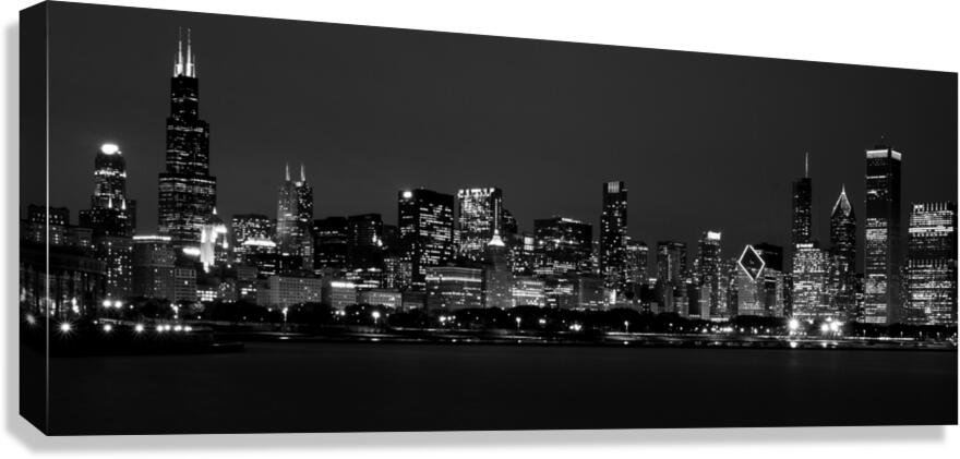 downtown chicago skyline from adler planetarium   1708121836.0523 Canvas Print