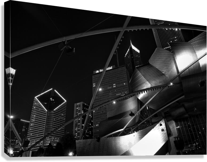 downtown chicago daley plaza  horizontal 1209 Pla Canvas Print