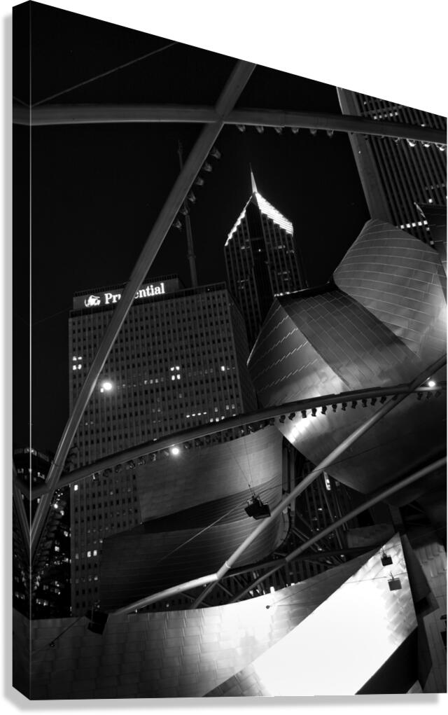 downtown chicago daley plaza  vertical 1209 Plaza Canvas Print