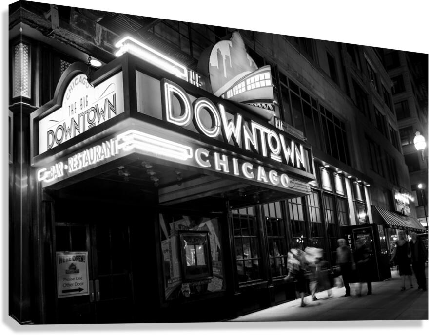 downtown chicago bar  horizontal 59 Downtown 2 13 Canvas Print