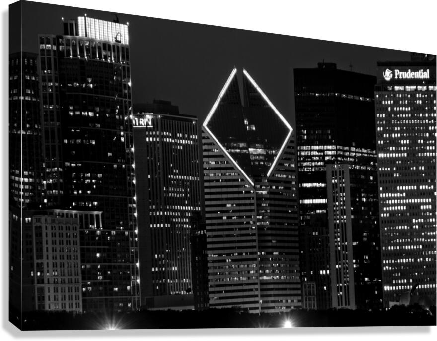 top smurfit stone building  horizontal 1212 Smurf Canvas Print