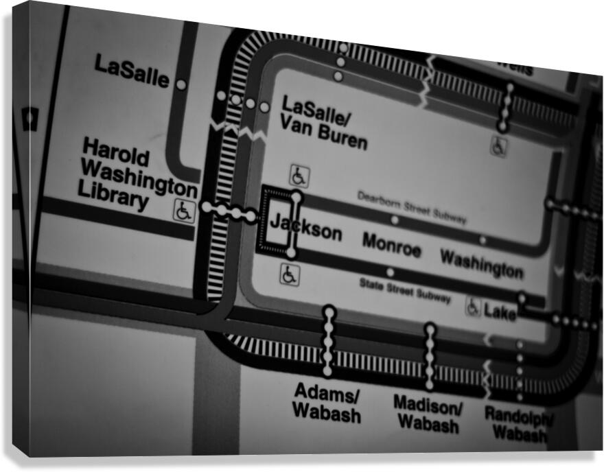 the loop  horizontal 1199 Loop 13k Canvas Print