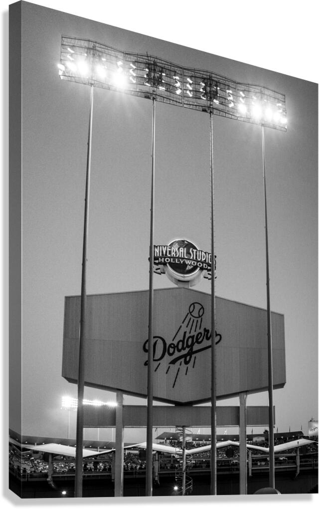 back of dodger stadium scoreboard  vertical 2170 Canvas Print