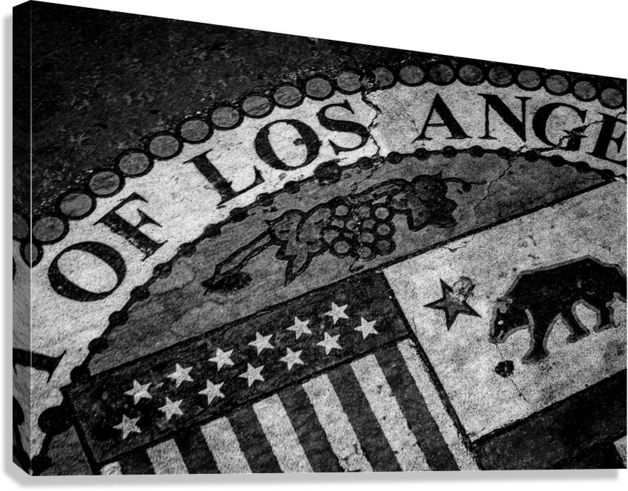 city of los angeles seal  horizontal 2178 Losange Canvas Print