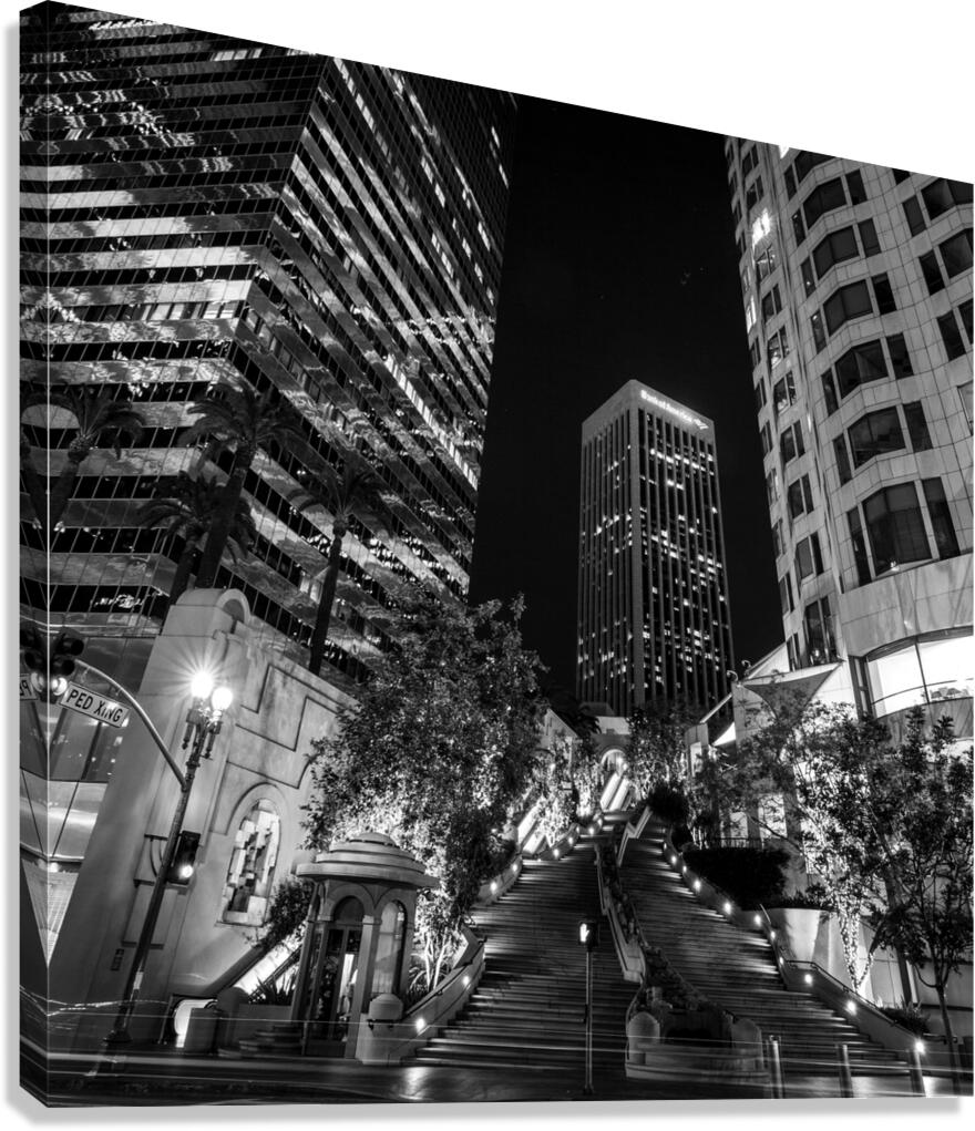 citigroup BoA building 5th street downtown LA  sq Canvas Print