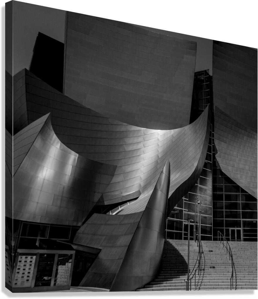 disney concert hall downtown los angeles  square Canvas Print