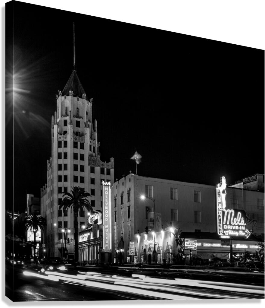 hollywood museum first national building  square Canvas Print